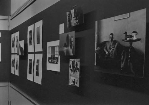 Photographs 1938-1950 exhibit display