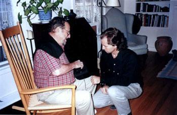 Arnold Newman with Reid Callanan